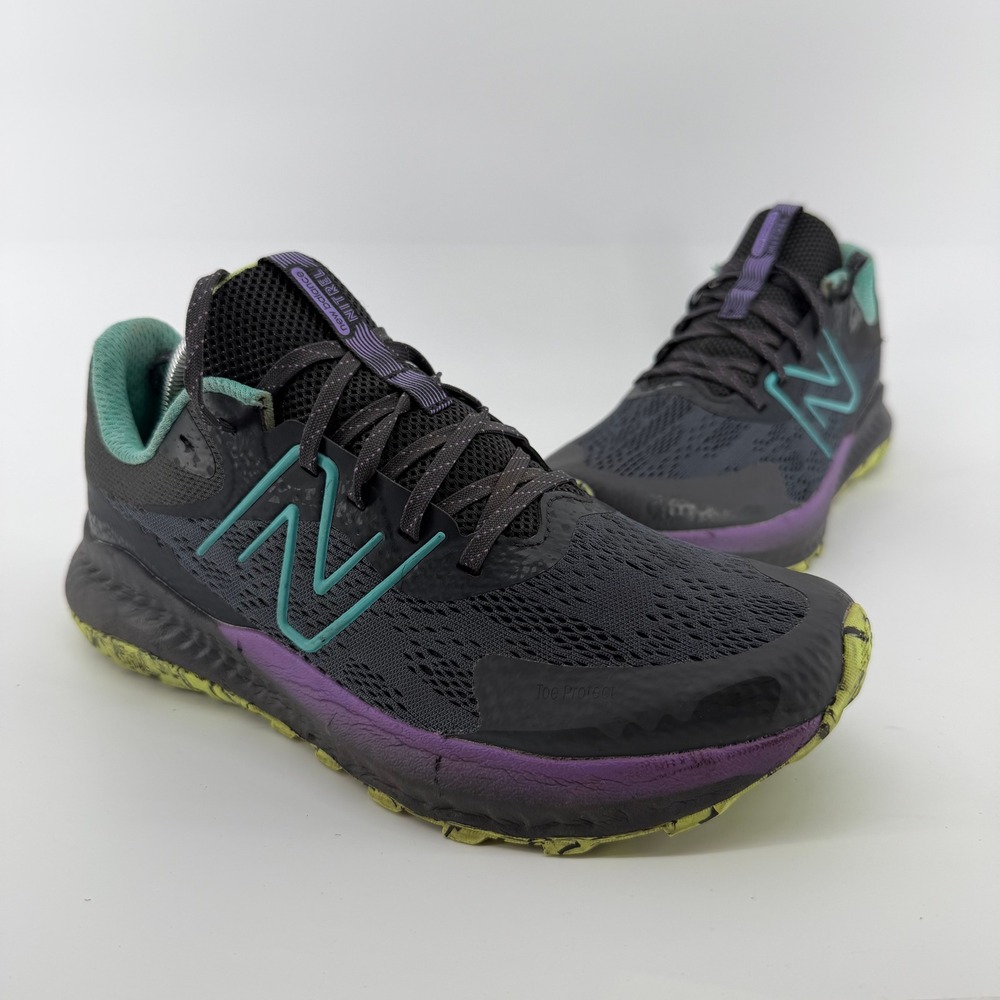 New Balance Nitrel v5 Trail Running Shoes Mens 11 Black Purple WTNTRLL5 Hike